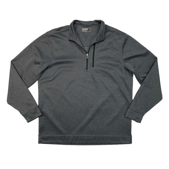 Bolle Sweatshirt Mens M Medium Charcoal Quarter Zip Golf Performance Pullover - Picture 1 of 13